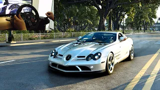 2007 Mercedes Bens SLR McLaren 722 | The Crew Motorfest - Steering Wheel Gameplay