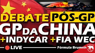 🔴LIVE - PÓS-GP da CHINA de F1 + Indycar + FIA WEC - #f1 #formula1 #formulabrumnh