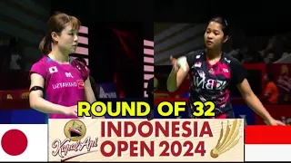 Nomozi Okuhara (JPN) VS Essterr Noromi (INA) R32 Badminton KIO24