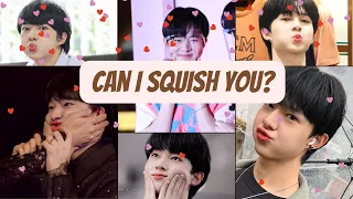 [ENG] Nu being adorable squeezy Shushi for 5 mins 😍#zeenunew #nunew #zonzon