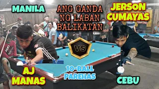 Aj Manas Vs Jerson Cebu | Parehas 10Ball Race-15