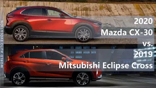 2020 Mazda CX-30 vs 2019 Mitsubishi Eclipse Cross (technical comparison)