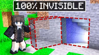 Wednesday's 100% INVISIBLE Minecraft Base!