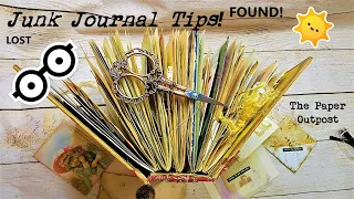 Tons of Junk Journal Tips from an Old Junk Journal of Mine! Take a Peek! The Paper Outpost!