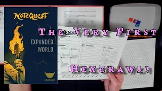 Notequest Expanded World Overland Hexcrawl #1 - It's An Orcy World | Solo RPG Relaxation