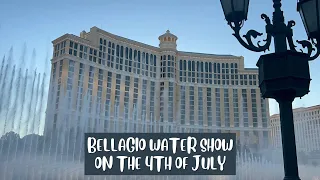 The Bellagio Fountains Las Vegas on the 4th of July | Bellagio Hotel & Casino | Las Vegas, Nevada