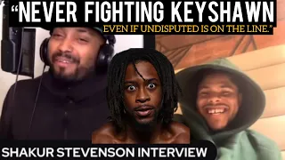 “I Will NEVER Fight Keyshawn Davis.” Says Shakur Stevenson Not Even If Undisputed Was On The Line.