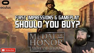 Should You Buy Medal of Honor Above and Beyond // Medal of Honor VR Gameplay & First Impressions