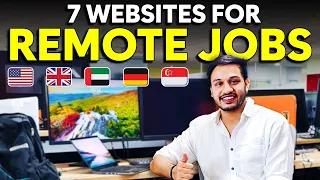 7 Best Remote Jobs Website 2023-24 | 40 Lakhs Base | How to get remote jobs? | Kushal Vijay