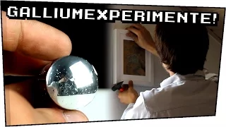 FAIL! / EXPERIMENTE mit GALLIUM / Wandspiegel selber machen  - Heimexperimente #67