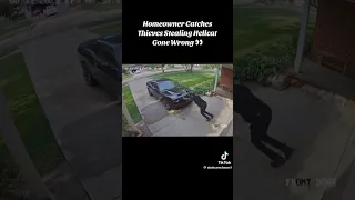 Homeowner catches thieves STEALING HELLCAT Goes Wrong! 👀🤯