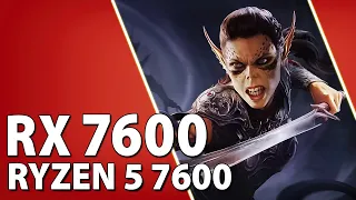 RX 7600 + Ryzen 5 7600 // Test in 20 Games | 1080p