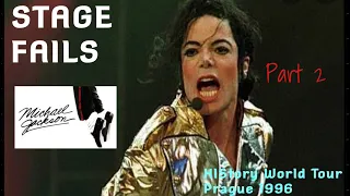 Michael Jackson - Stage Fails Part 2 - Prague 1996 - HIStory World Tour