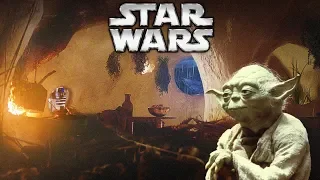 Yoda's Hut on Dagobah ⋄ [ASMR] ⋄ STAR WARS Ambience ⋄ Rainstorm + Cozy Fire