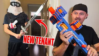 NERF WAR: New TENANT!