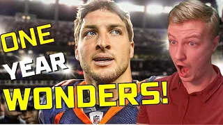 British Guy REACTS To Biggest One-Year Wonder QBs of All Time