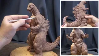 Sculpting Timelapse - Godzilla (1954)