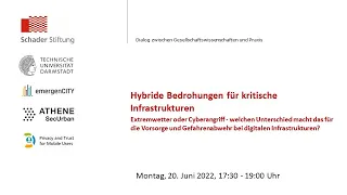 Hybride Bedrohungen für kritische Infrastrukturen