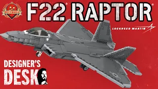 F-22® Raptor® - Custom Military Lego - At The Designer’s Desk