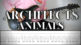 ARCHITECTS - ANIMALS | Guitar Cover Tutorial (FREE TAB)