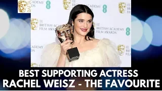 BAFTA Best Supporting Actress Rachel Weisz Wins for The Favourite | EE BAFTA Film Awards 2019