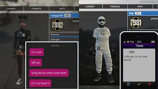 Cringe Score Warriors embarrass themselves for your Entertainment in GTA V