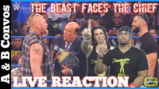 Brock Lesnar Challenges Roman Reigns - LIVE REACTION | Smackdown Live 9/10/21