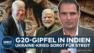 G20-Gipfel: Neuer Streit! Krieg in der Ukraine überschattet Treffen in Indien