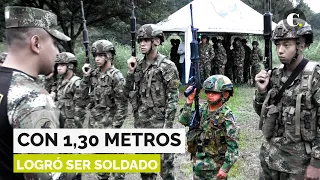 El soldado de más baja estatura de Colombia | El Colombiano