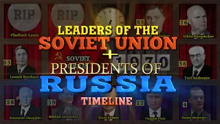 Leaders of the Soviet Union & Presidents of Russia Through Time (1870-2023)