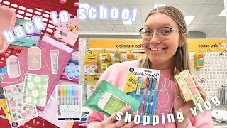 SCHOOL SUPPLIES SHOPPING VLOG ✏️✨| shop with me for back to school essentials