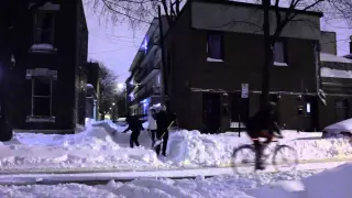 La tempête de neige du siècle à Montréal - Snow Storm of the Century (27/12/2012)