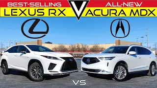 BEST SELLER BATTLE! -- 2022 Acura MDX vs. 2021 Lexus RX 350: Comparison