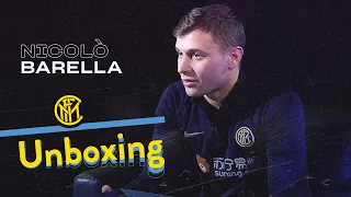 INTER UNBOXING with NICOLÒ BARELLA | LeBron James, Italian National Team and more! | 📦⚫🔵😯 [SUB ENG]