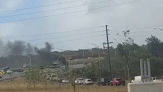 Vehicle on fire on H2 Freeway 9/13/2023