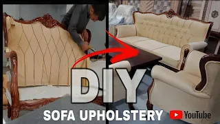 SOFA UPHOLSTERY WORK | DIY April 23, 2024