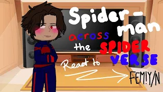 spider-man atsv react to FEM!Y/N