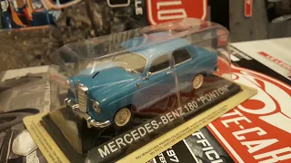 1:43 Collection Car Mercedes Benz 180 Ponton Racing 1955 Mille Miglia