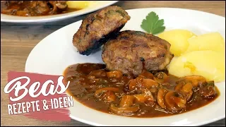 Jägersoße selber machen | Kräftig dunkle Pilzsauce - Rezept