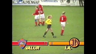 Valur - ÍA Íslandsmót kvenna 1992