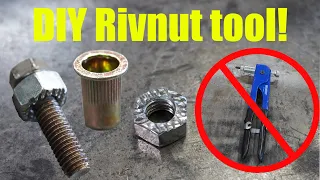 DIY Rivnut tool- Homemade RivNut /Nutsert tool- easy to make!