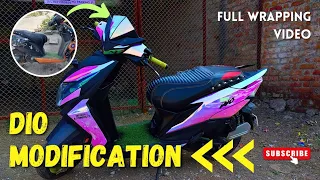 Dio wrapping 😍 and stickers modification | subscribe for more