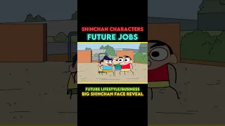 Shinchan Characters Future Jobs/Business 😱 | Adult Future Shinchan Face Reveal | #shinchan #shorts
