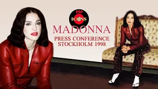 Madonna Interviewed at Press Conference in Stockholm, Sweden (1998) | Music Icons | Monarch Films