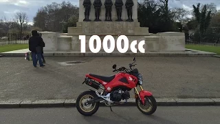 1000cc Honda Grom trolling