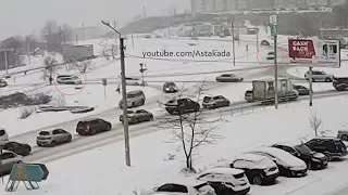 Astakada Находка ДТП Снег Кольцо МЖК 1 марта 2018