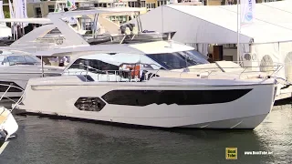 2019 Absolute 58 Fly Luxury Yacht - Deck and Interior Walkaround - 2018 Fort Lauderdale Boat Show