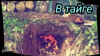 ( # 3/6 ) 4 МЕСЯЦА В ТАЙГЕ. ПРИПОЛЯРНЫЙ УРАЛ. ВСЕ СЕРИИ ПОДРЯД  БЕЗ ВОДЫ)  Bushcraft