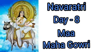 Navaratri Day -8|Sri MahaGowri durgadevi|story of MahaGowri|Dasara special video|Navaratri Navadurga