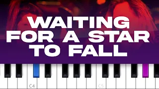 Boy Meets Girl - Waiting for a Star to Fall  (piano tutorial)